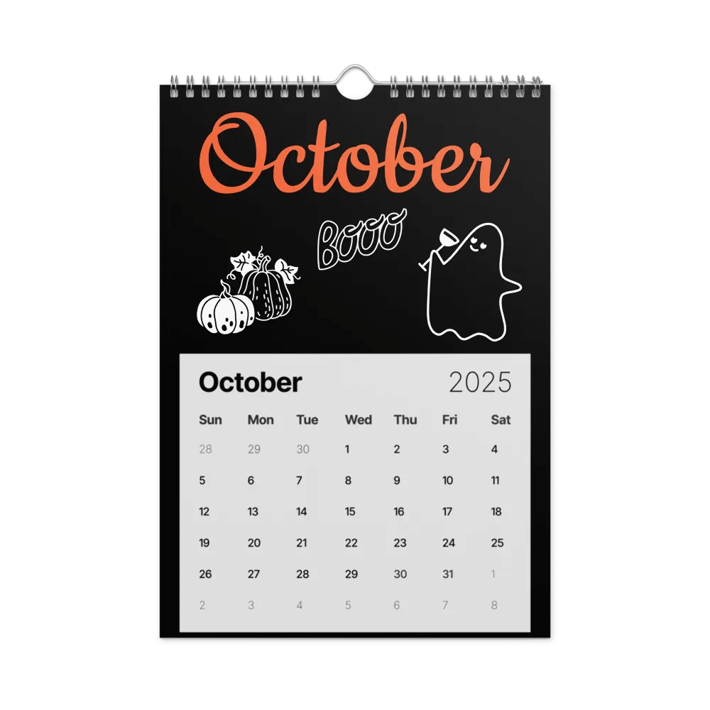 Squiggle 2025: Wall Calendar product image (12)