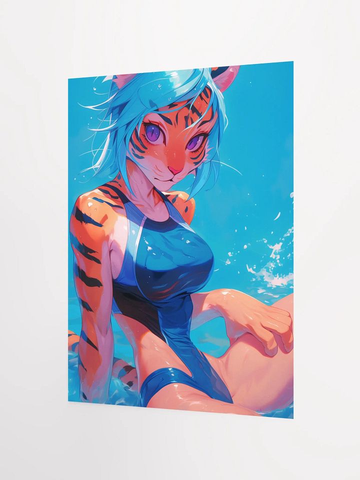 Tiger Tales: Playful Swimsuit Poster product image (3)