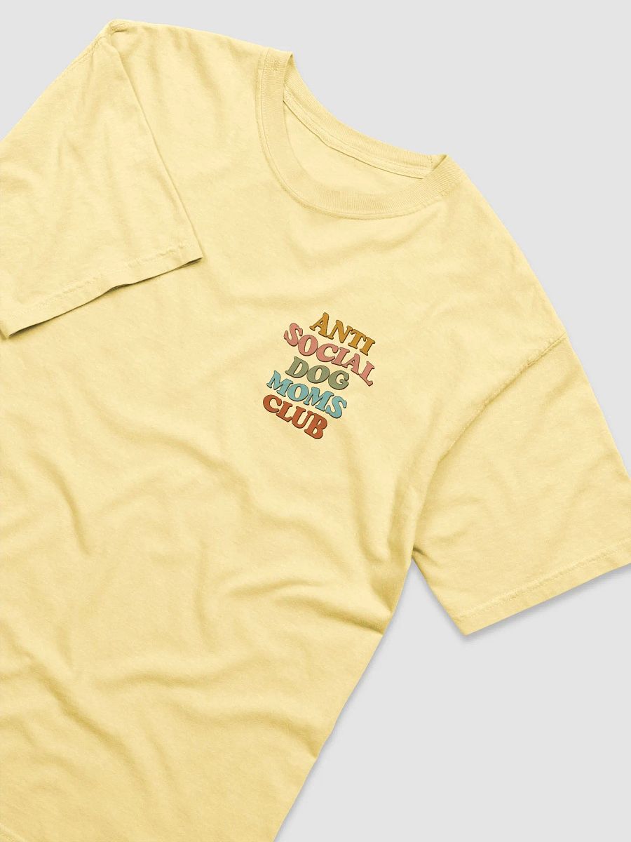 Anti Social Dog Moms Club Retro T-Shirt 2 | Funny Introvert Checkered T-Shirt for Dog Moms product image (6)