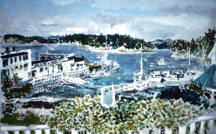 Roche Harbor, WA 1987 on canvas (26" x 40") product image (1)