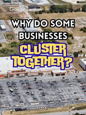 Why do some businesses cluster together? 🤔 #economics #collaboration