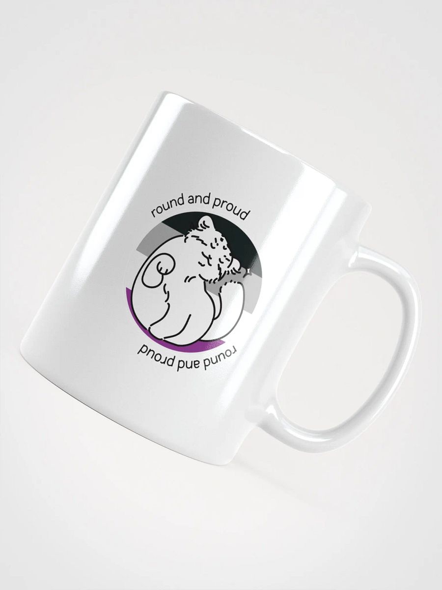 Round and Proud Manul Asexual Version - White Mug product image (10)