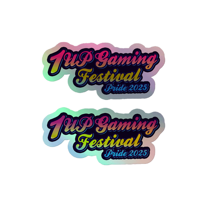 1UP Gaming Festival Pansexual Pride 2025 Stickers product image (2)