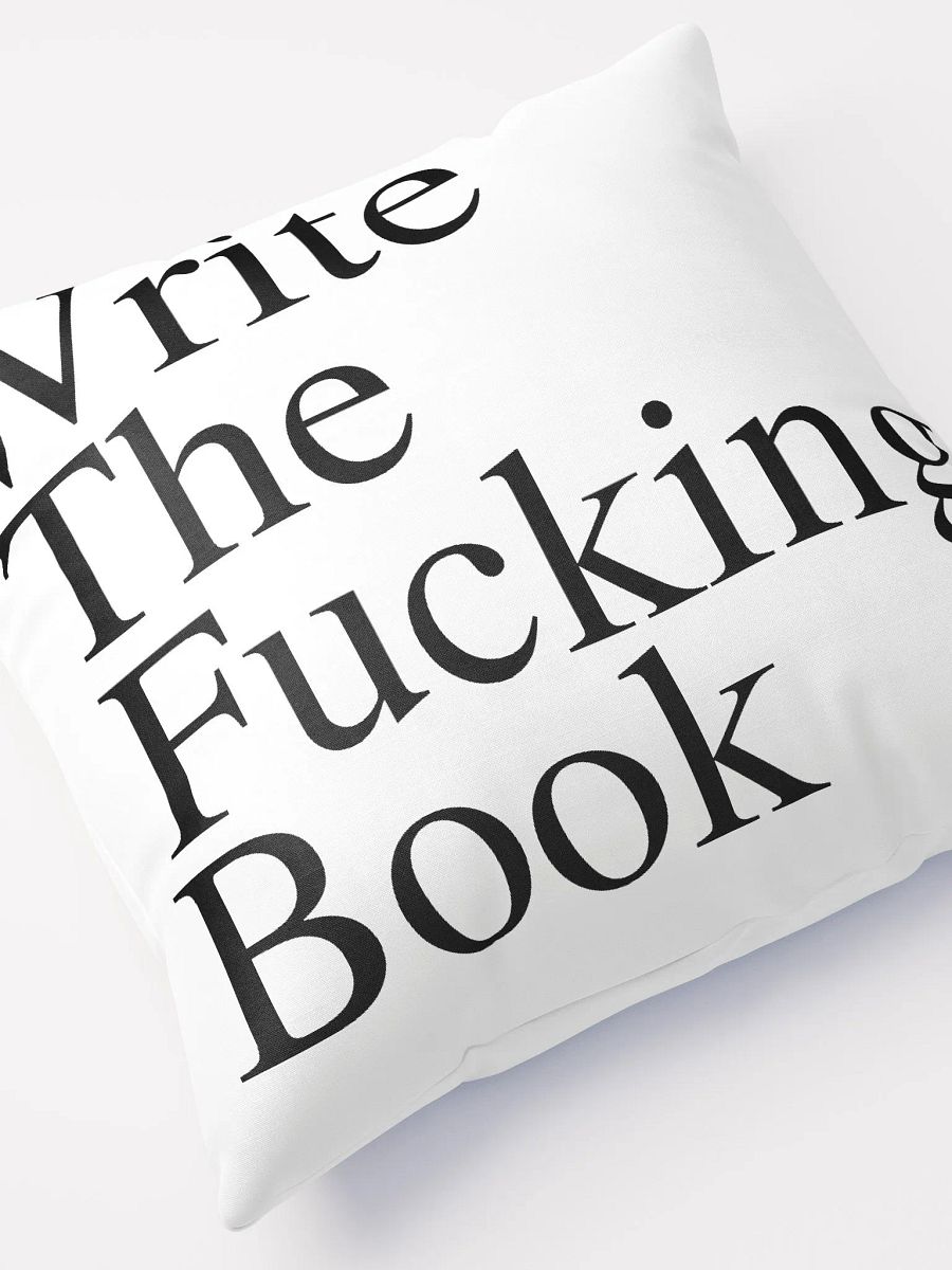 Write the Fucking Book Throw Pillow product image (8)