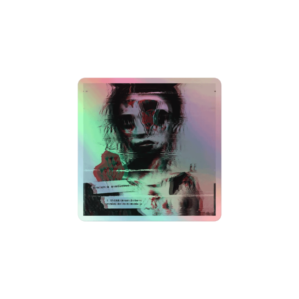 Absorb the Horrors Holographic Sticker product image (1)