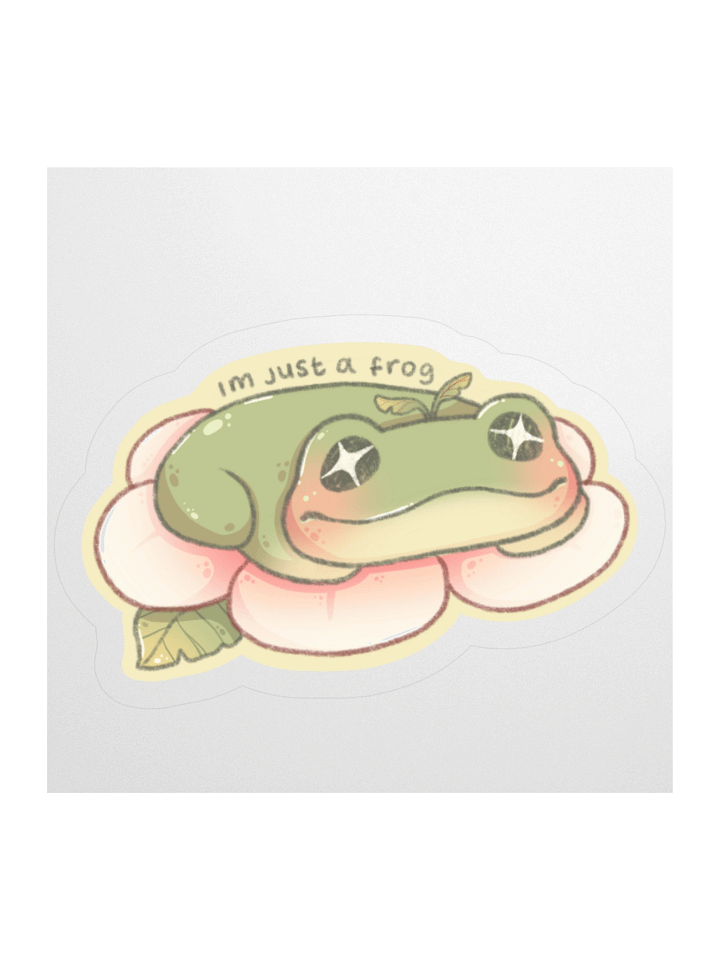 im just a frog sticker product image (1)