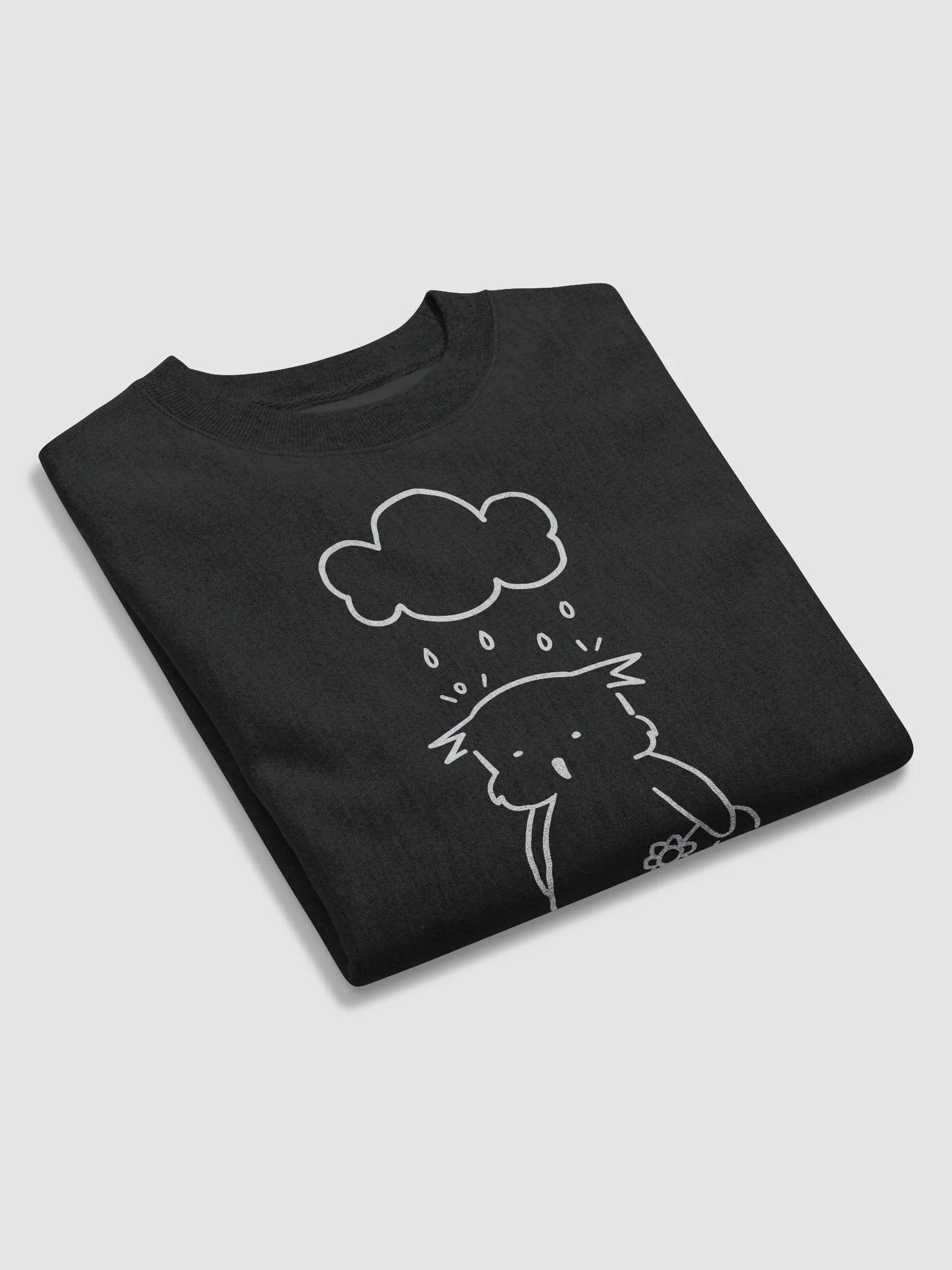Sad Owl Hours Champion Cotton Max Sweatshirt (Black) product image (5)