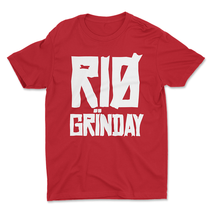 RIO GRINDAY WHITE ESSENTIAL LOGO TEE product image (1)