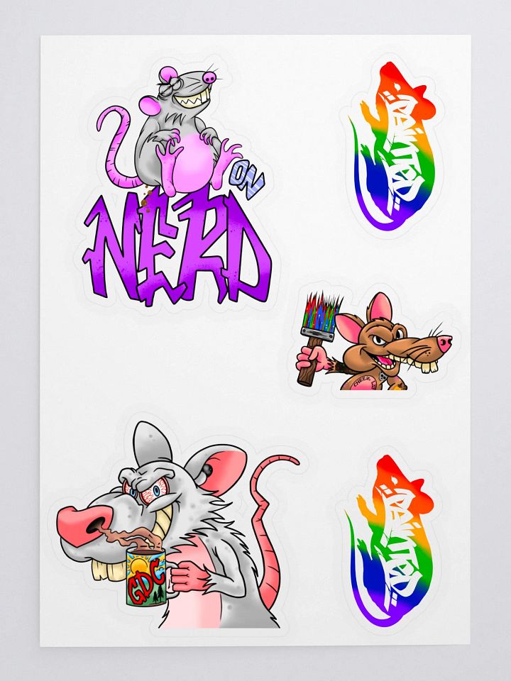 Rat Sticker Set product image (1)