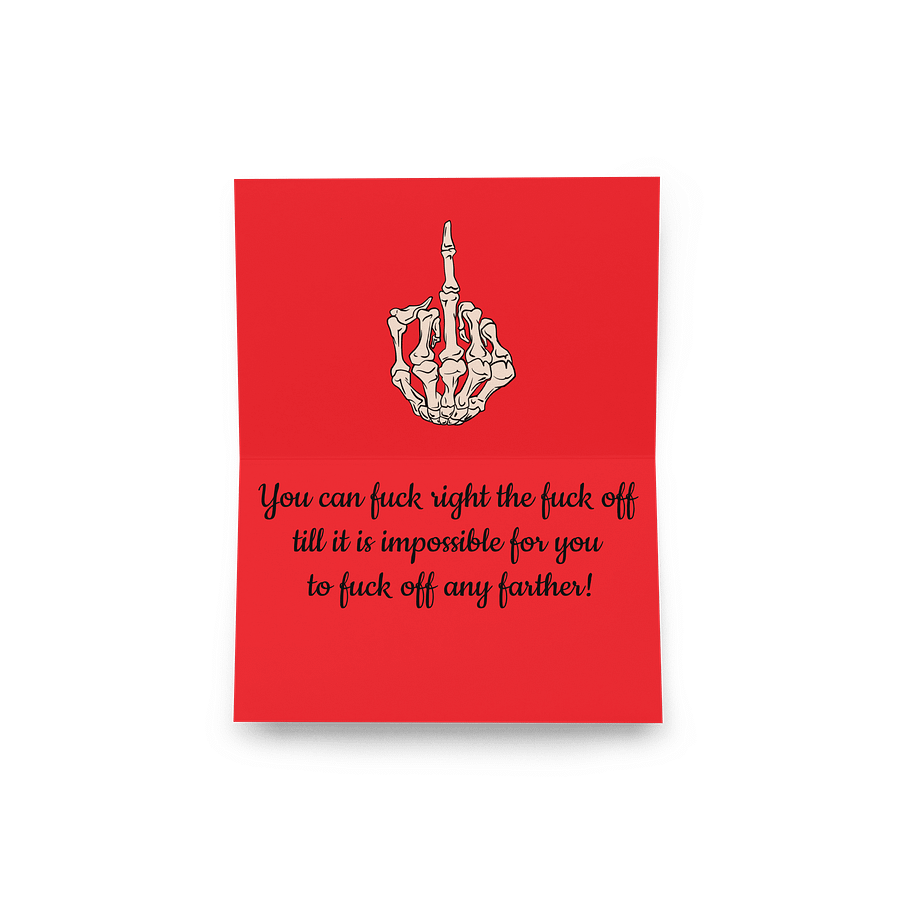 F*ck Off Greeting Card product image (3)