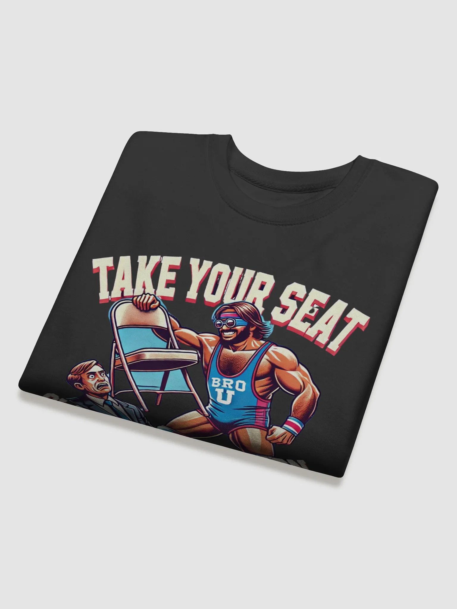 Bro U Wrestling Chair Sweatshirt product image (4)