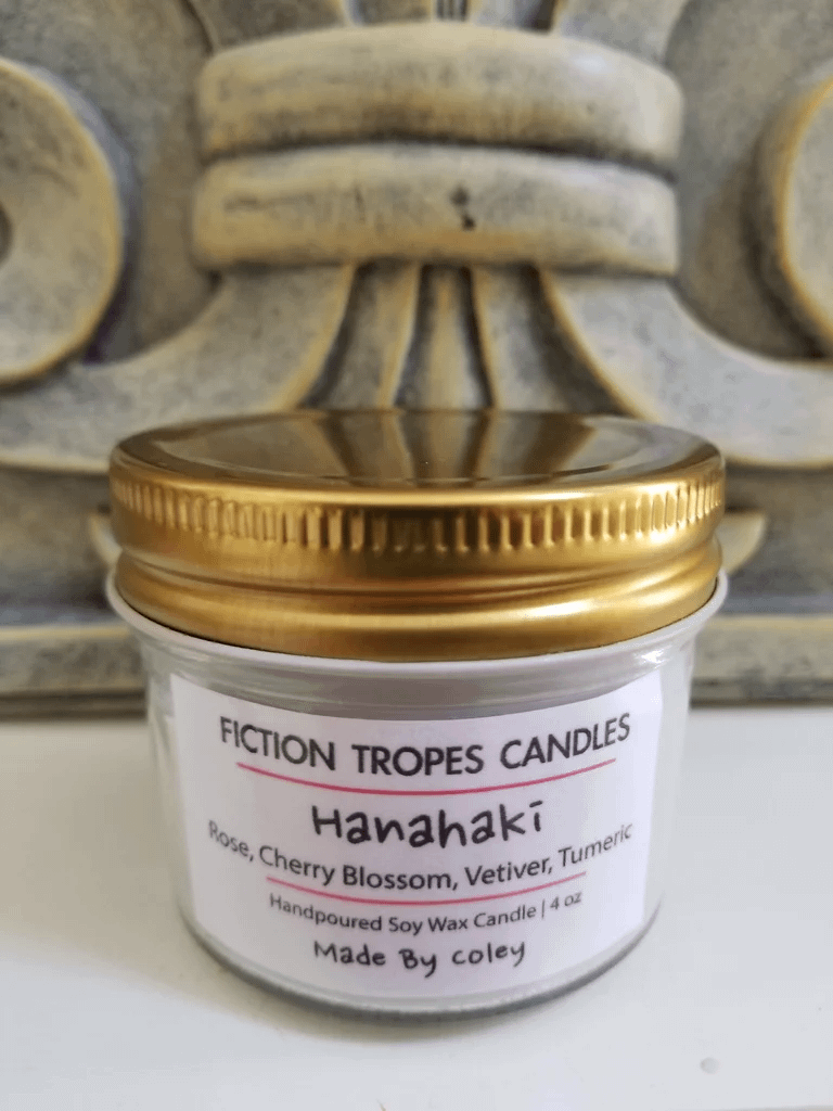 Mini Hanahaki Candle (Fiction Tropes Candles) product image (4)