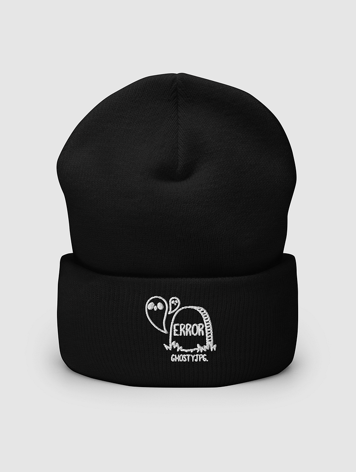 Ghostyjpg Gravestone Embroidered Cuffed Beanie product image (1)