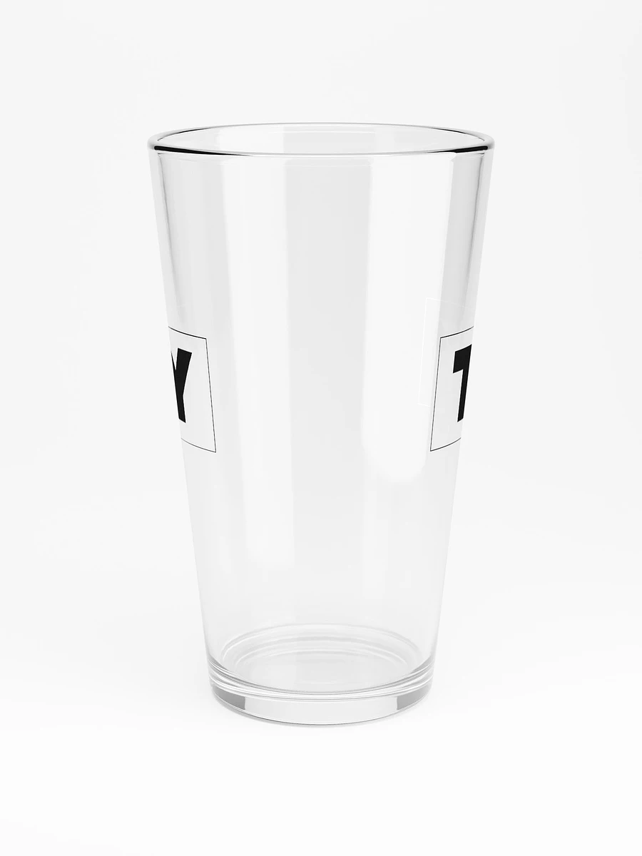 TRY Logo Pint Glass product image (3)
