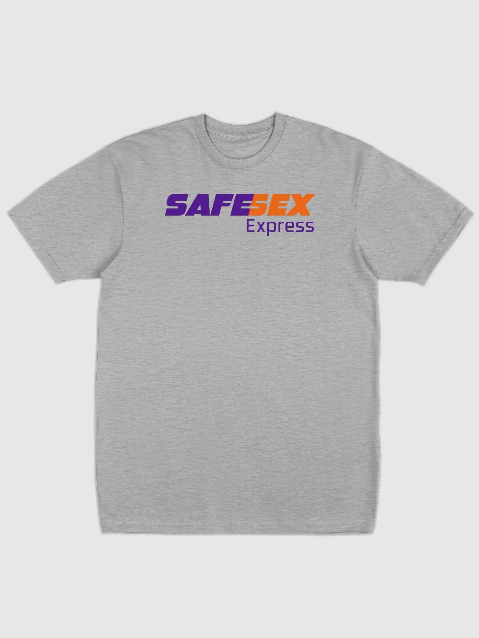 Safe Sex Carbon Grey T-Shirt product image (1)