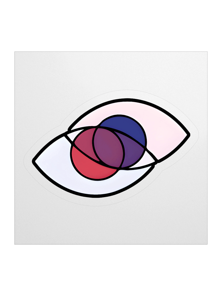 Dual Process Theory - YT Icon Transparent - Kiss Cut Sticker product image (1)
