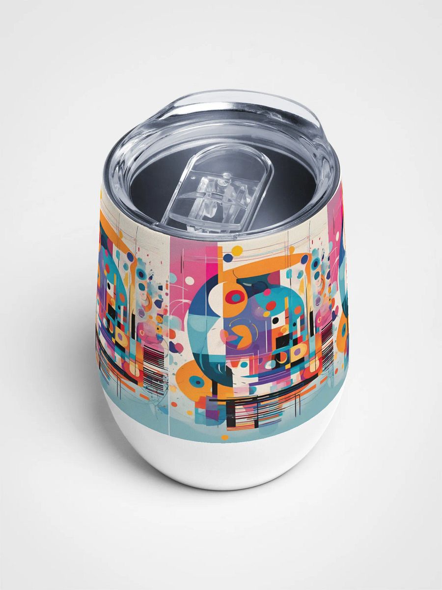kadinsky inspired Wine Tumbler for arty moms dads friends and family product image (4)