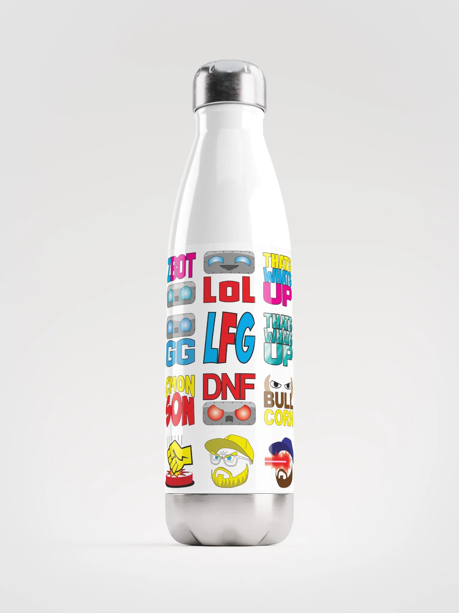 Emoji Water Bottle product image (1)
