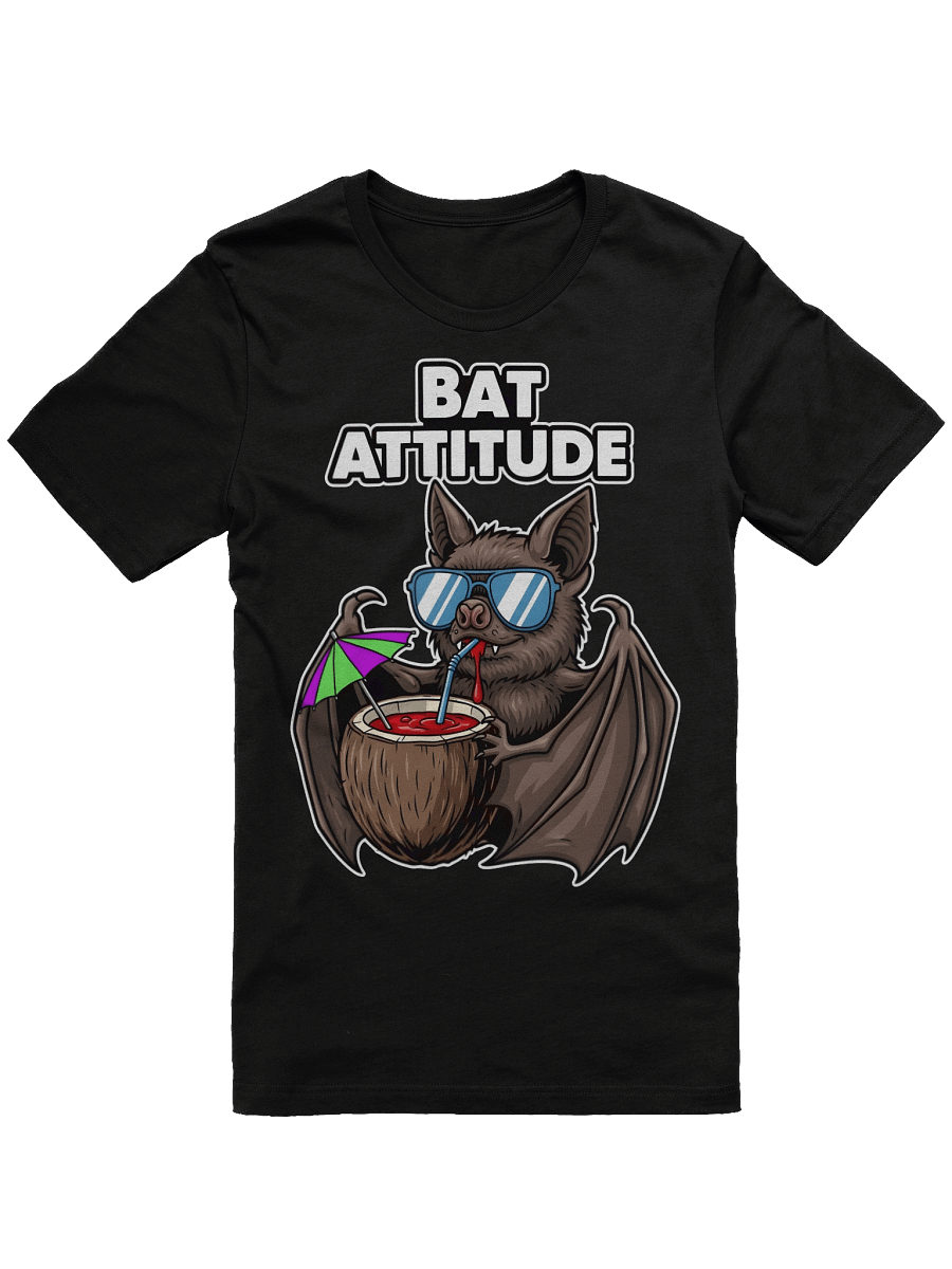 Bat Attitude Coconut Tee product image (6)