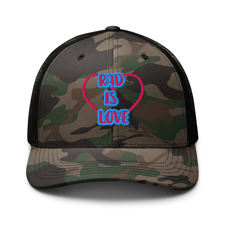"Rad is Love" Camo Hat product image (1)
