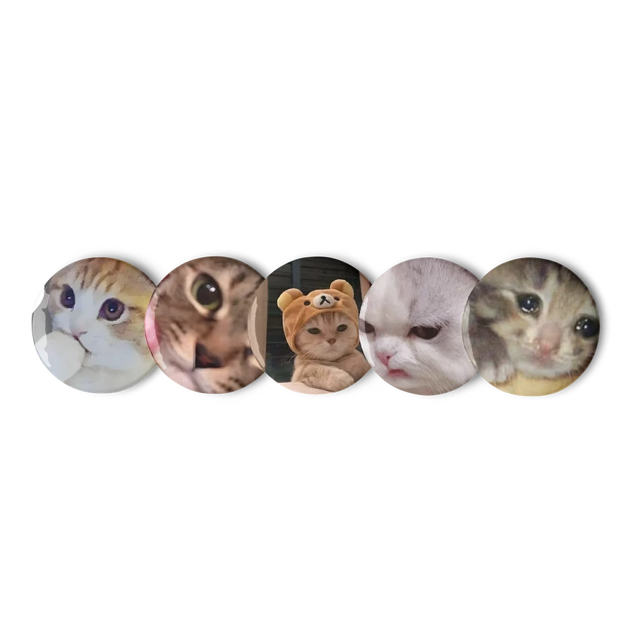 Set of Pin Buttons: Meme Cats 46 product image (11)