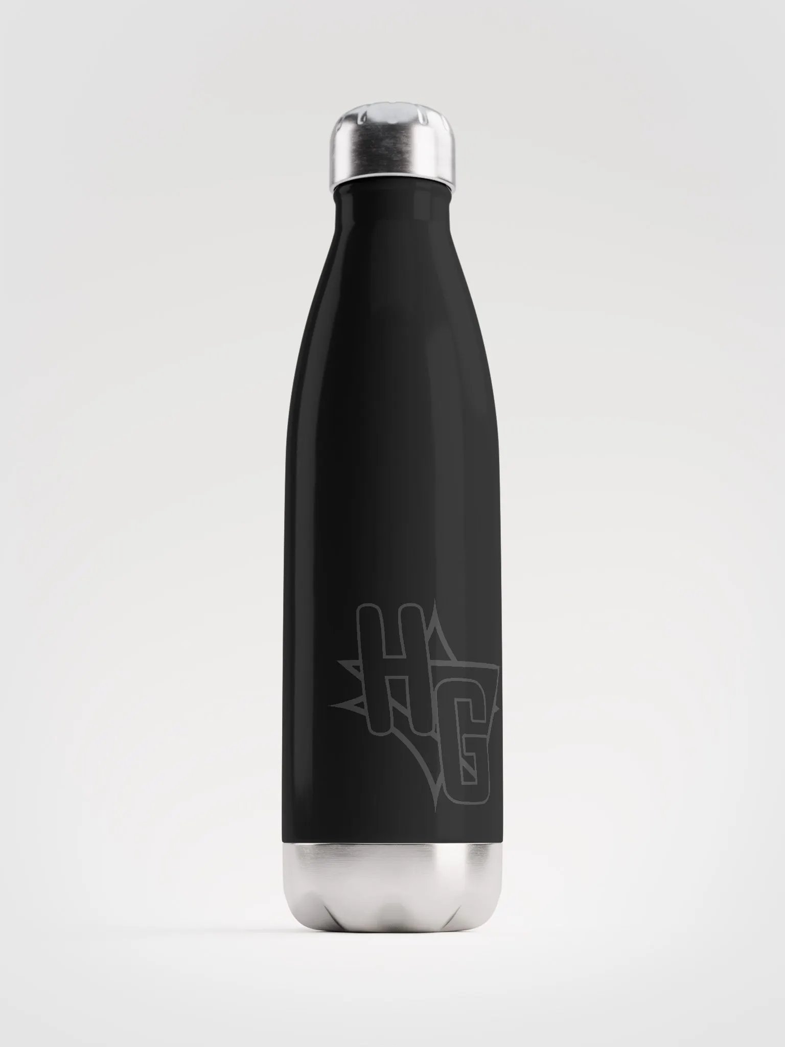 Hunter's Guild Emblem Stainless Steel Water Bottle—Dark Mode product image (1)