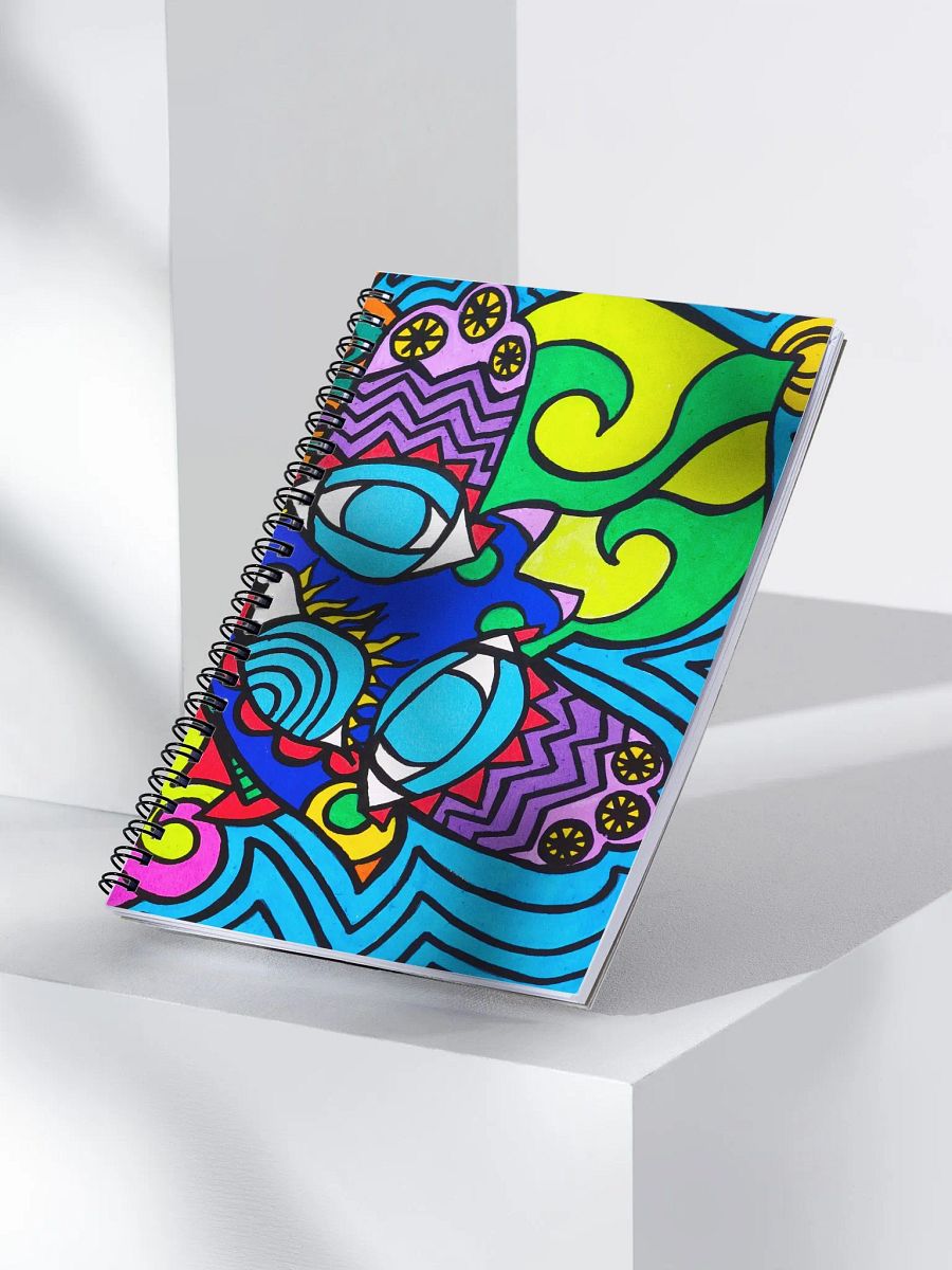 Vibrant Spirals Notebook product image (4)