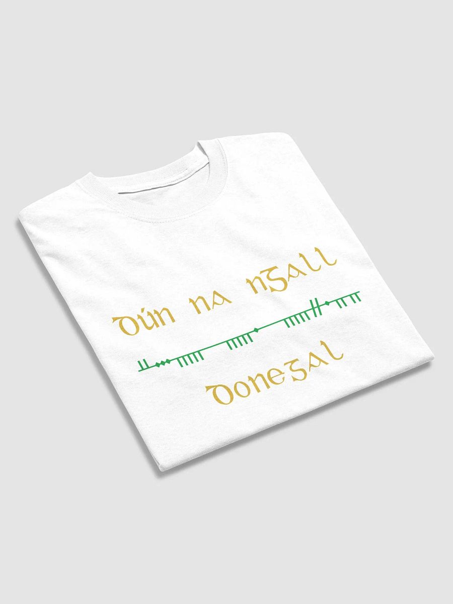 Donegal/Dún na nGall, Scholastic style Ogham printed T-shirt product image (3)