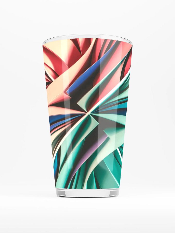 Graphic Grove Abstract Design Shaker Pint Glass - 16oz Clear product image (1)