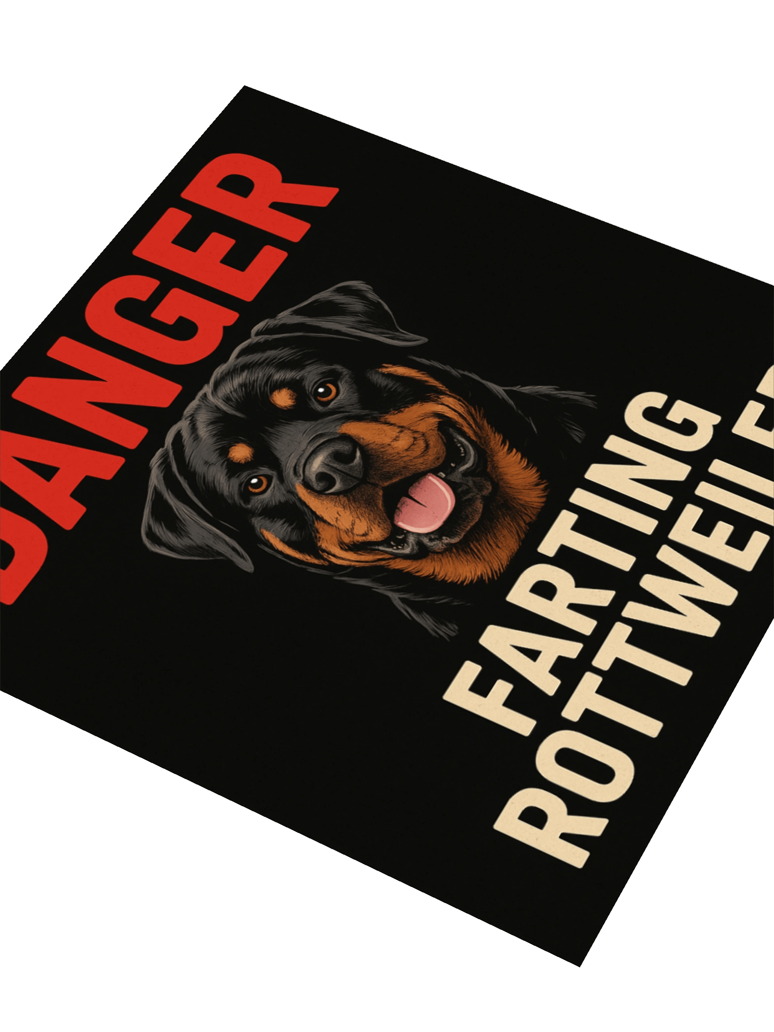 Danger: Farting Rottweiler Sticker product image (9)