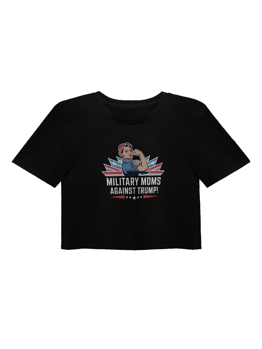 Military Moms Against Trump Crop Top product image (1)