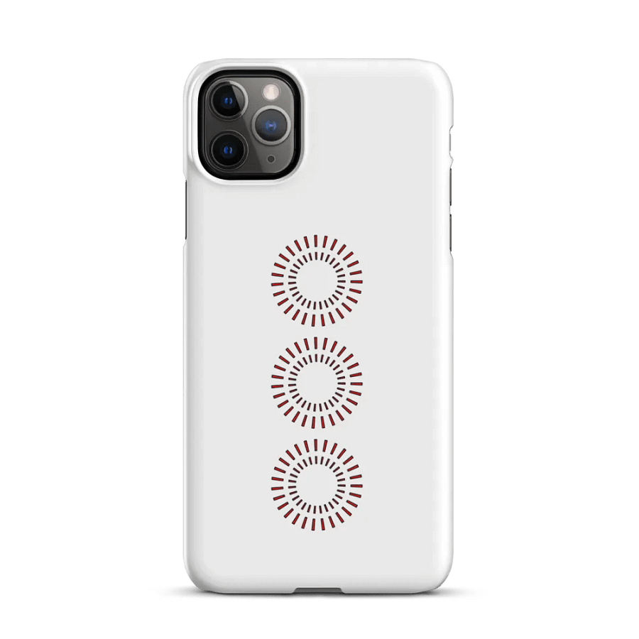 Red Circle Snap Case for iPhone® product image (46)