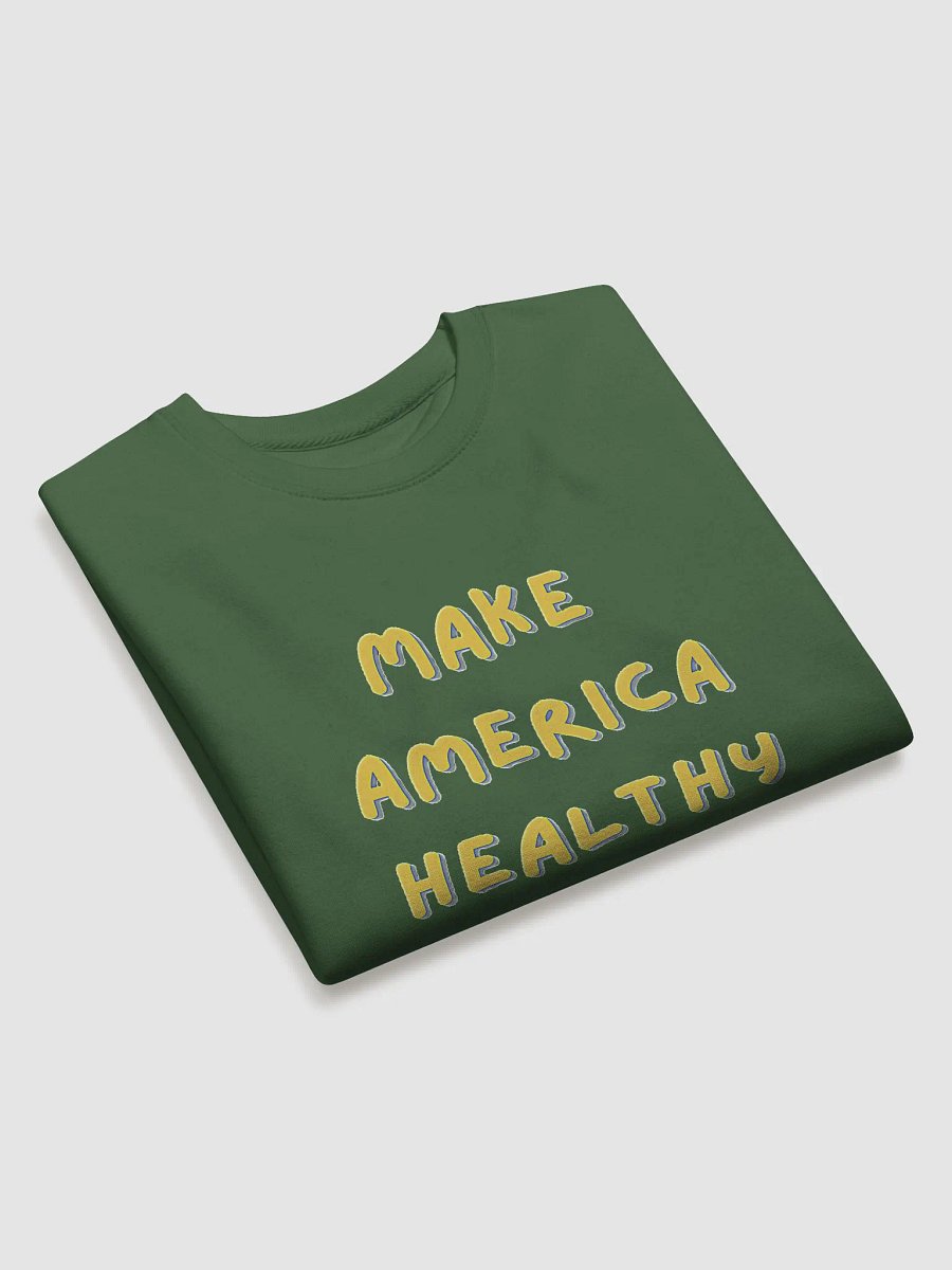 "Make America Healthy Again" Quote Cotton Heritage Unisex Sweatshirt product image (3)