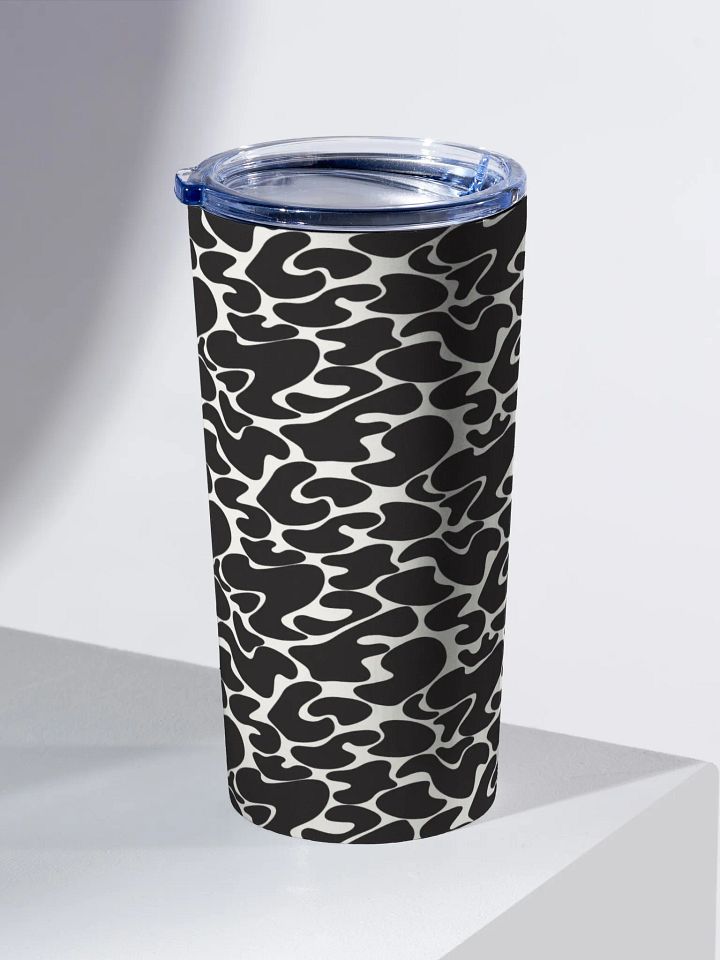 Tumbler - Abstract black and white pattern product image (2)