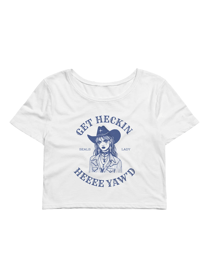 Heeee Yaw Crop Top - Blue product image (1)