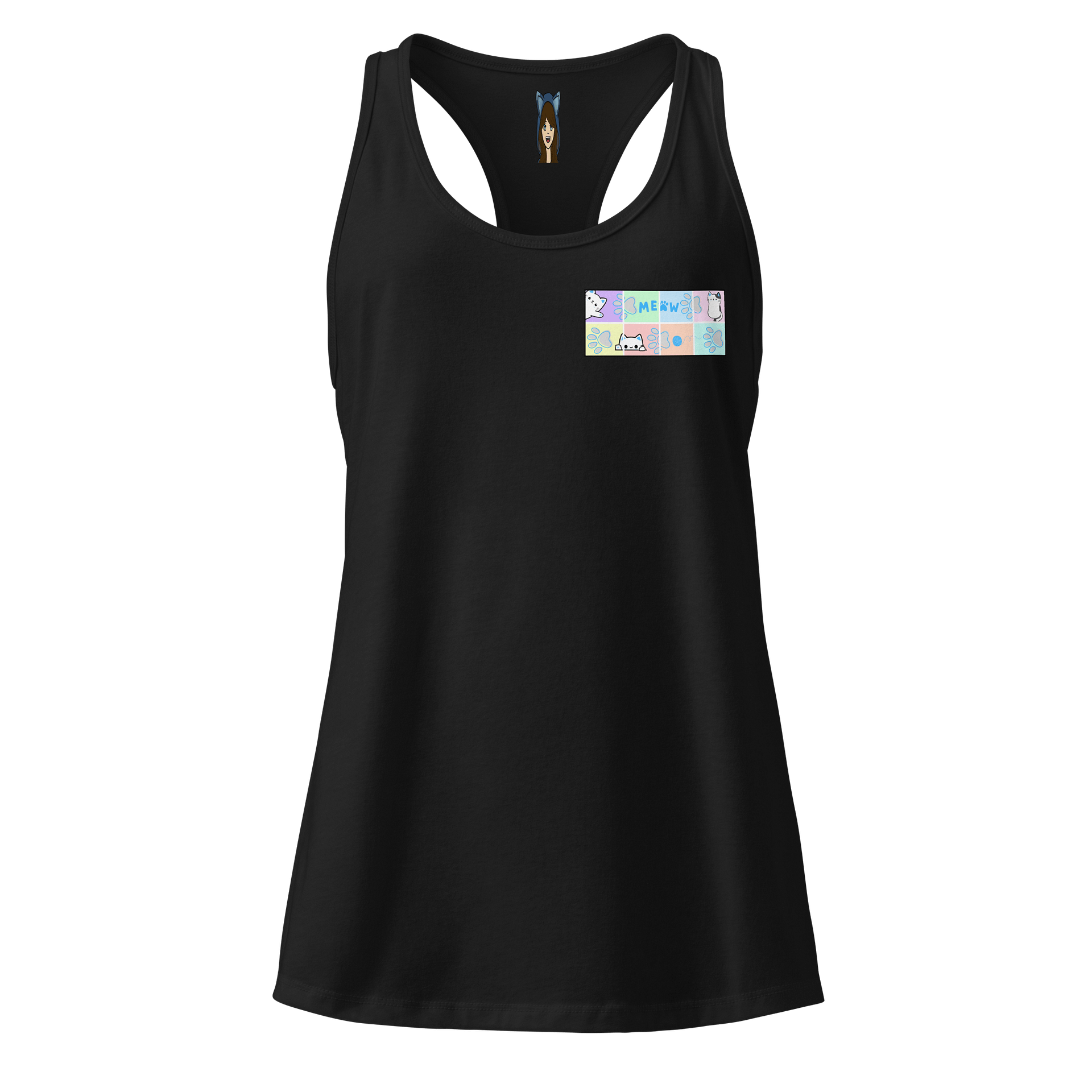 Frenchkittie Meow Madness Racerback Tank product image (1)
