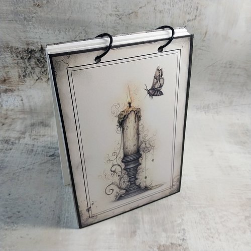 Create the most amazing no-sew journal you've never seen! Two books in one, expandable, move or remove pages, fully customiza...