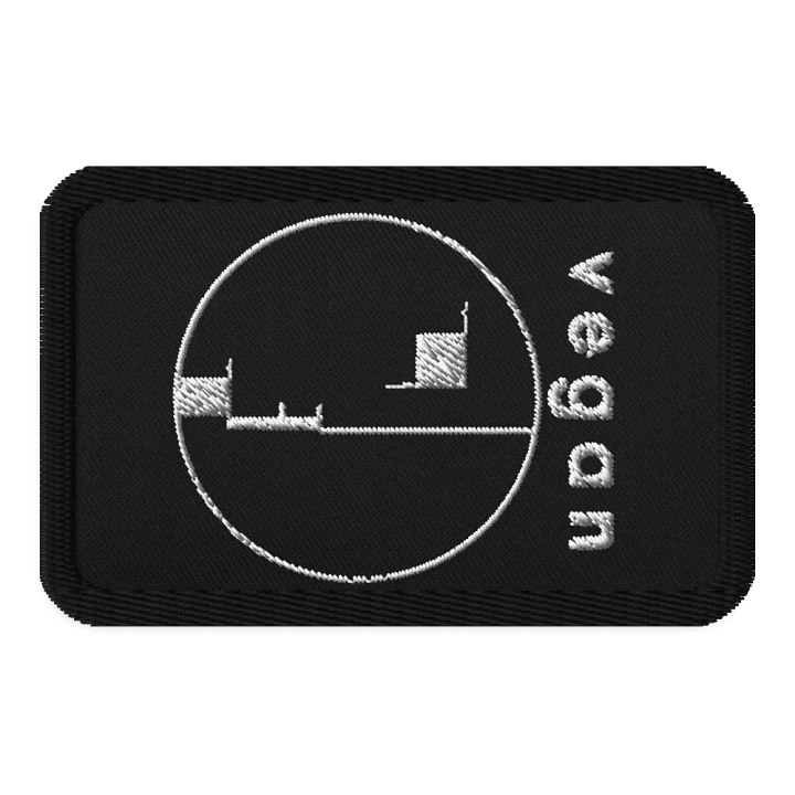 Bauhaus Vegan Embroidered Patch product image (1)