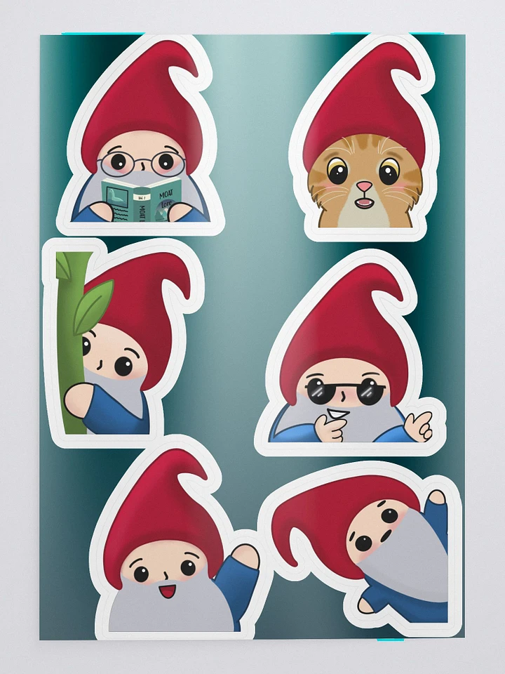 Gnome Sticker Sheet 1 product image (1)