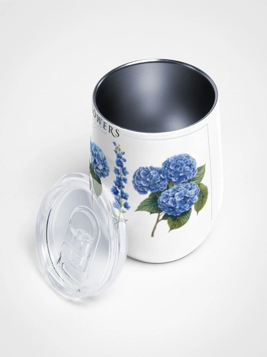 Blue Blooms Wine Tumbler product image (2)