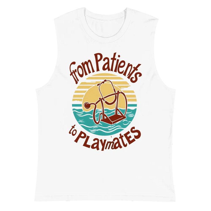 from patients to playmates, Playful Stethoscope Swing Muscle Tank product image (2)