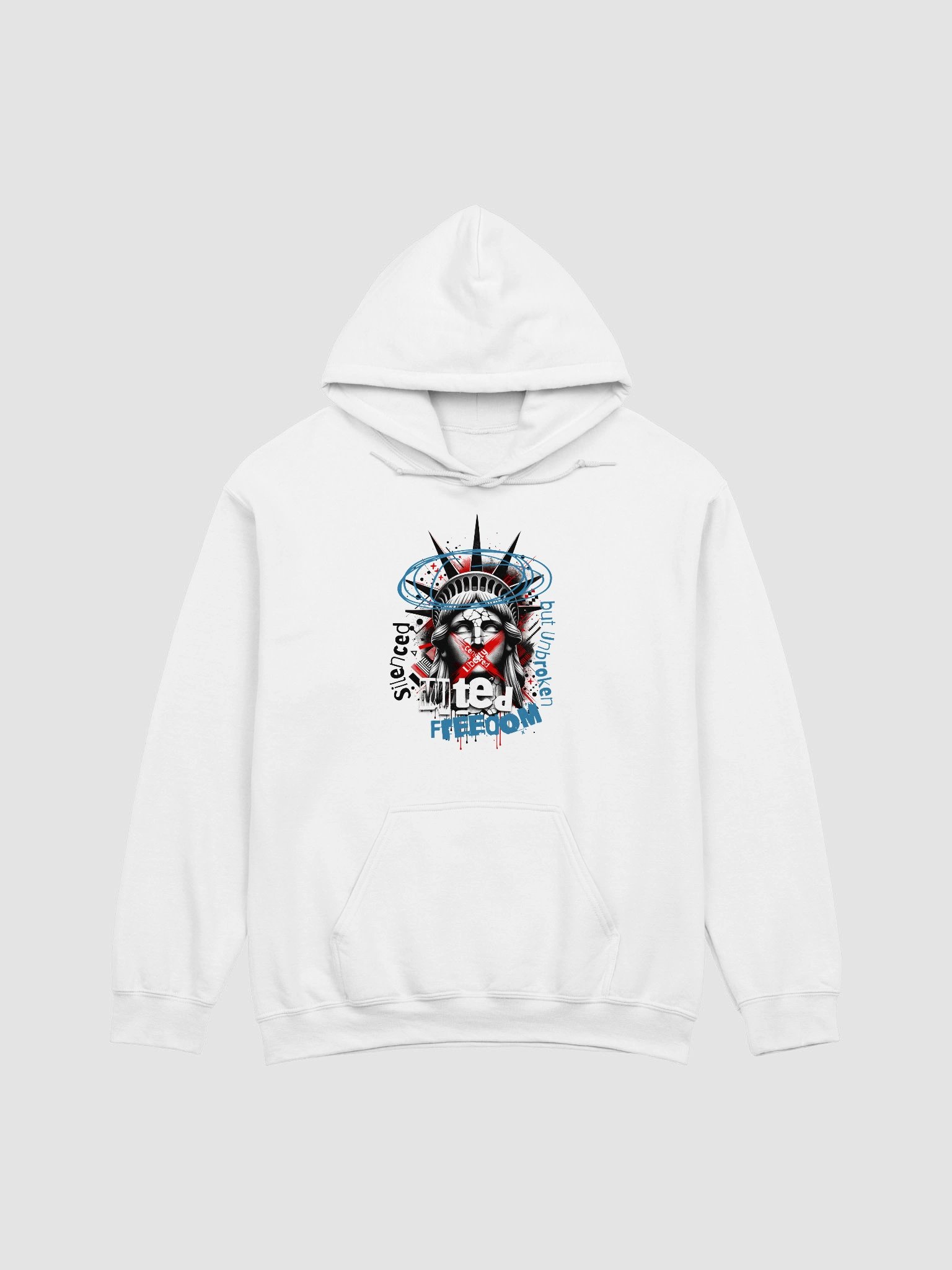 Muted Freedom | Gildan Classic Unisex Hoodie product image (2)