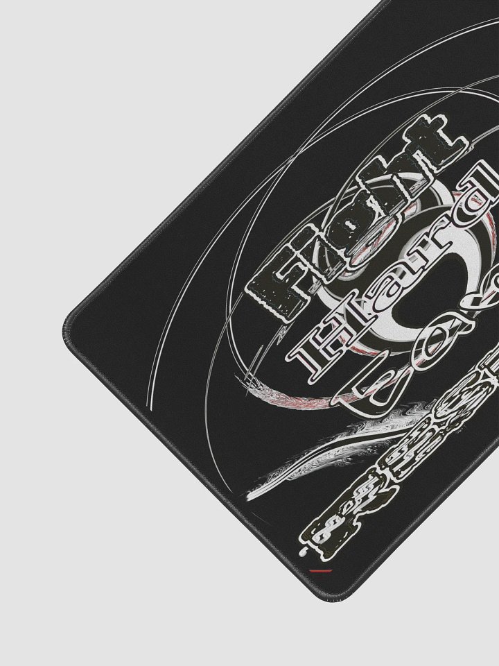 Fight Hard Earn Respect - Black - Desk Mat 12