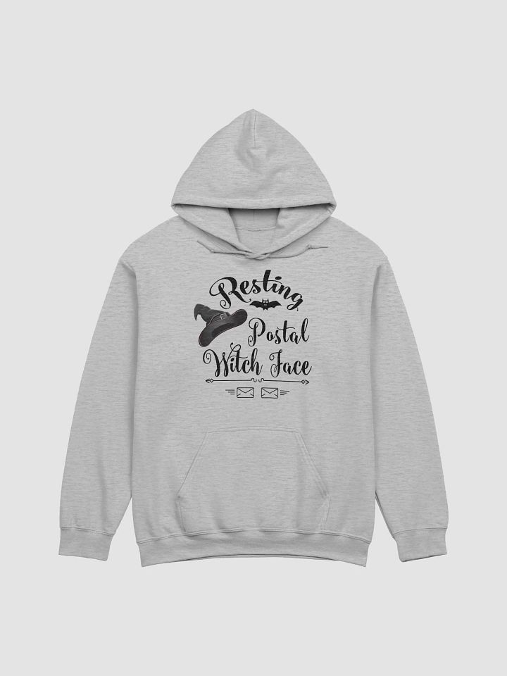 Postal witch face hoodie postal worker halloween product image (1)