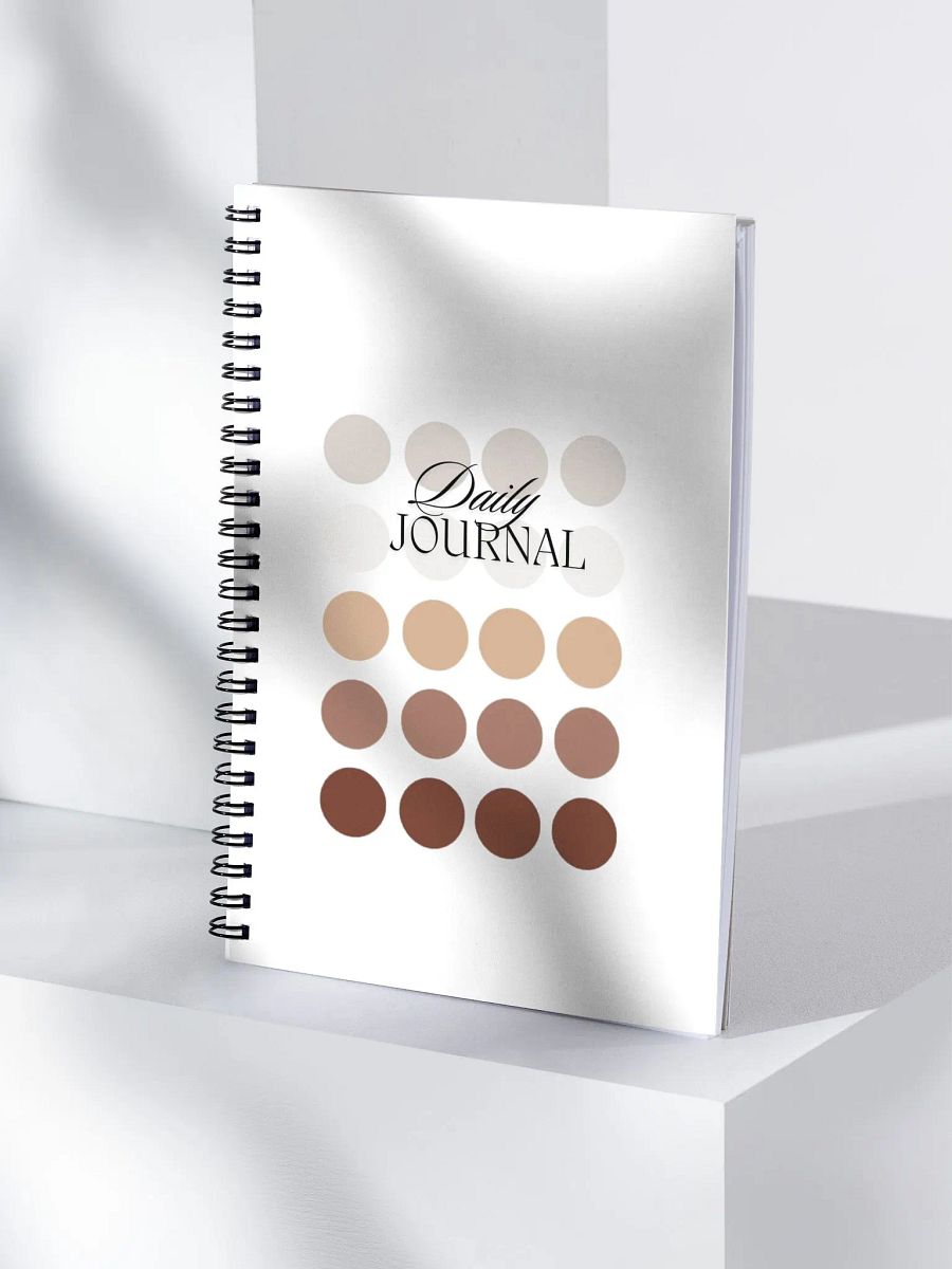 Daily Journal Circles Spiral Notebook product image (2)