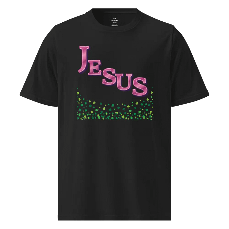 Divine Purple Jesus Athletic Tee product image (1)
