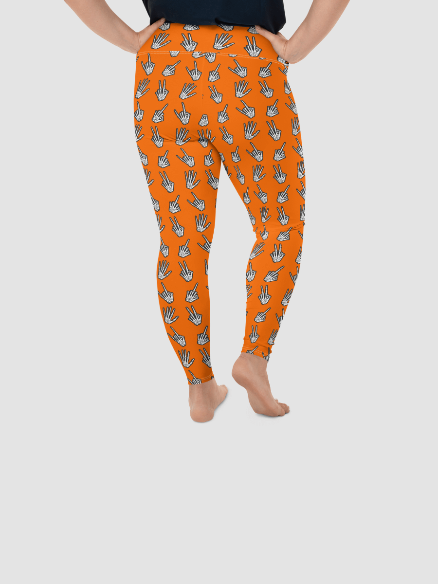 Bone Zone pattern plus size leggings product image (5)