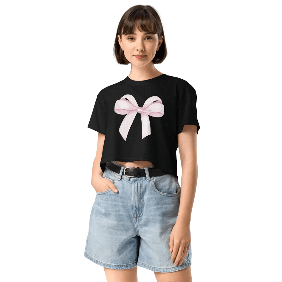 Pink coquette Crop Top product image (5)