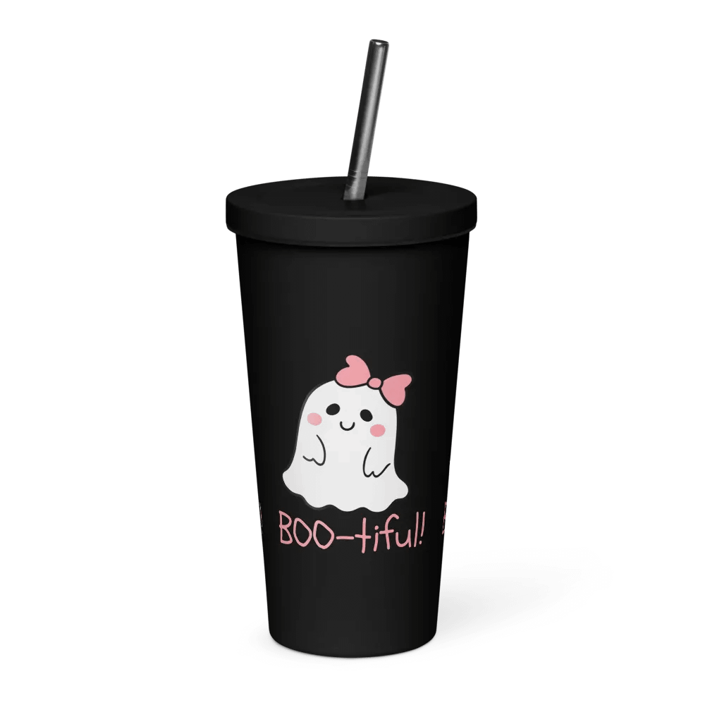 BOO-tiful Insulated Tumbler with Straw product image (1)