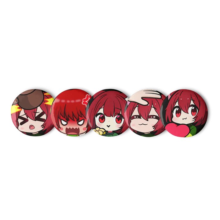 Legacy Neko Cyn - Emote Button Pins product image (1)